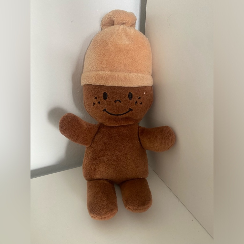 3 soft fleece plush babies out of a set of 8, very good condition